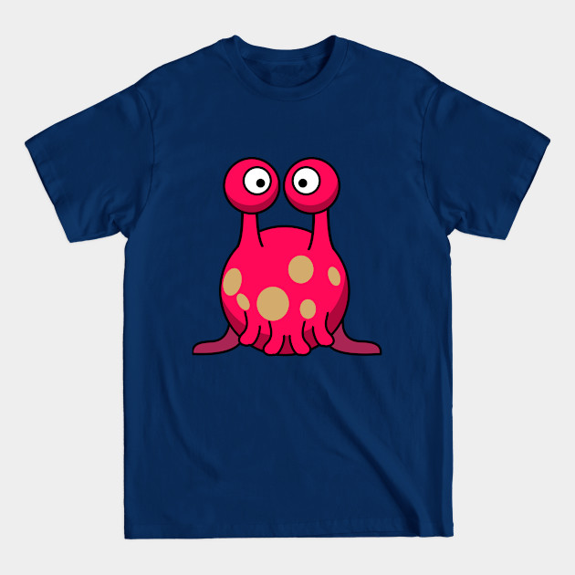 Disover Funny Little Roundy Alien - Cartoons - T-Shirt