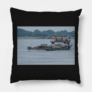 River Traffic 2 Pillow