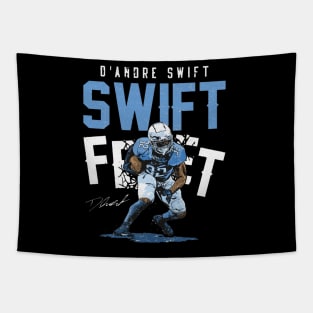 D'Andre Swift Detroit Swift Feet Tapestry