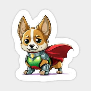 Super corgi, superhero dog Magnet