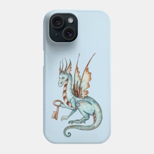 Blue Key Dragon Phone Case