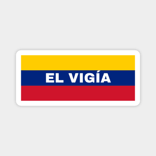 El Vigía City in Venezuelan Flag Colors Magnet