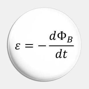 Faraday Law Of Electromagnetic Induction, physics and engineering Pin