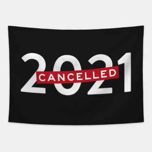 Cancelled 2021 (white) year of pandemic Tapestry