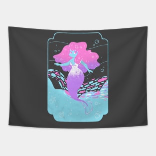 Tie-Dye Mermaid Tapestry