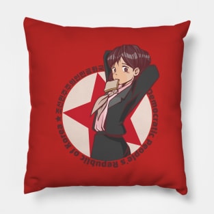 NORTH KOREAN ANIME GIRL Pillow