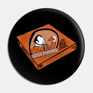 Little Caesar's (Edward G Robinson) Pizza Parody Pin