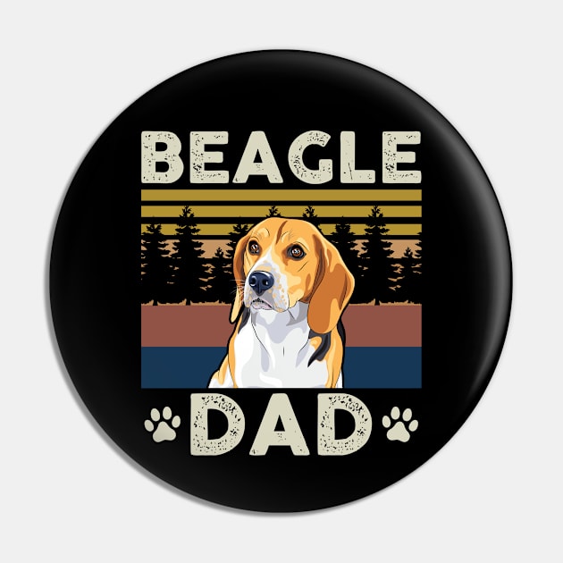 Beagle Dad | Dog Owner Beagles Pin by Streetwear KKS