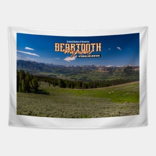 Beartooth Highway Wyoming and Montana Tapestry