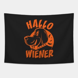 Hallo-wiener (plain colour), Hallowiener, Halloween Tapestry