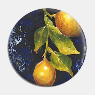 illustration of Super Colorful Lemons Pin