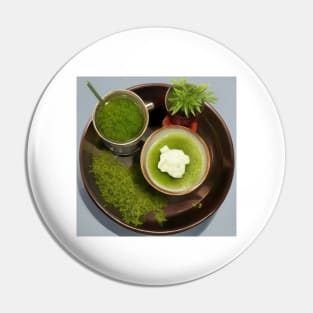 Matcha Green Tea Herbs Japanese Pin