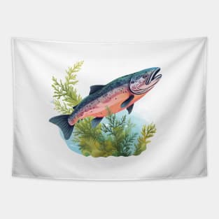 Pacific Northwest Salmon Tapestry