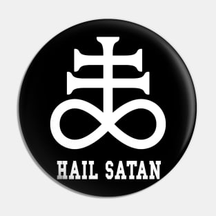 Sigil Of Leviathan Hail Satan Pin