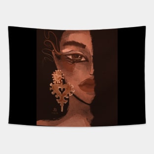 Fashion portrait Tapestry