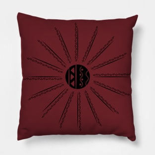 urban sun design Pillow