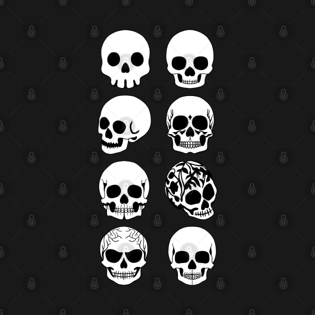 Varying Skulls by Velvet Earth