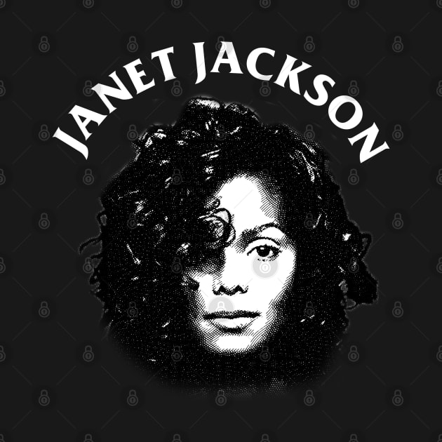 Janet - Engraving Style by Parody Merch