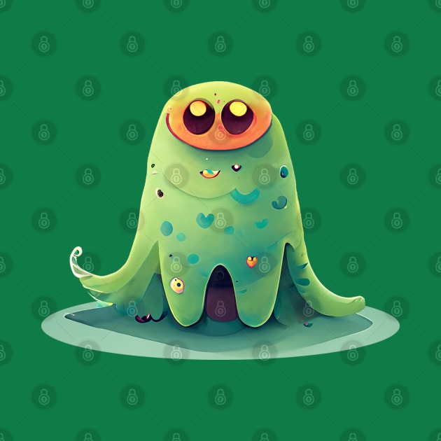 Green Jelly Monster by CuteMonsters