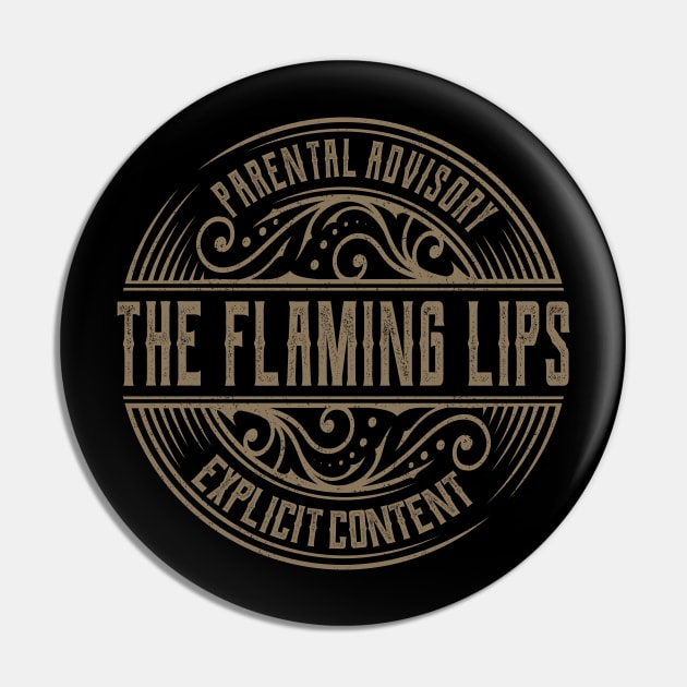 The Flaming Lips Vintage Ornament Pin by irbey