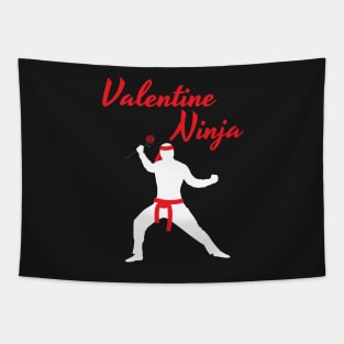 Valentine Ninja Tapestry