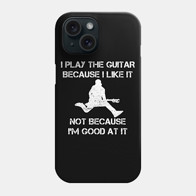 Funny guitar player quote Phone Case by BTStyle