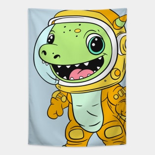 Kids Dinosaur in Space, Dino Explorer! Tapestry