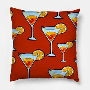 Cocktail Pattern Pillow