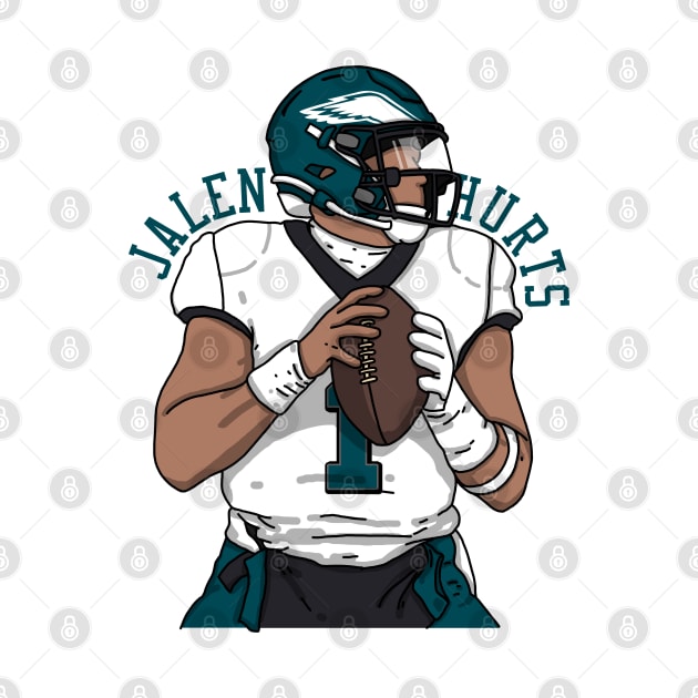 Jalen Hurts Comic Style by mia_me