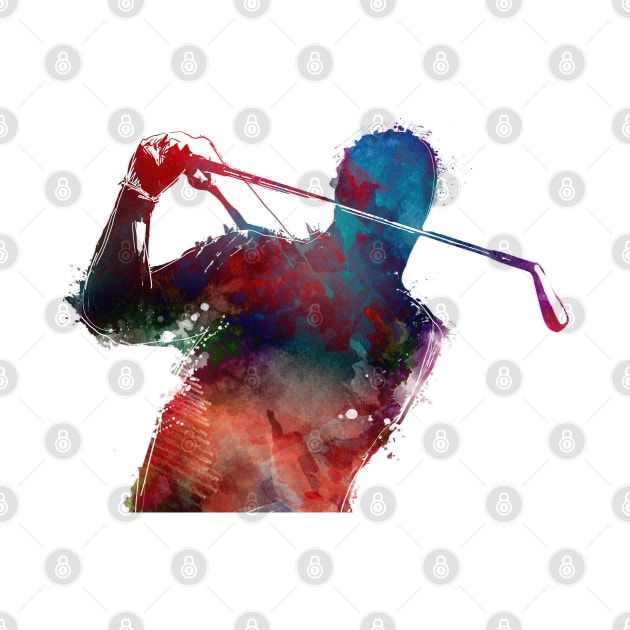 golf player sport art #golf #sport by JBJart