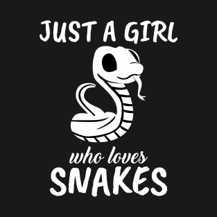 Just A Girl Who Loves Snakes T-Shirt