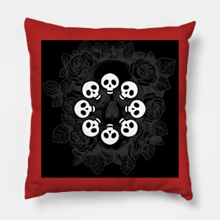 Circle Skelton design Pillow