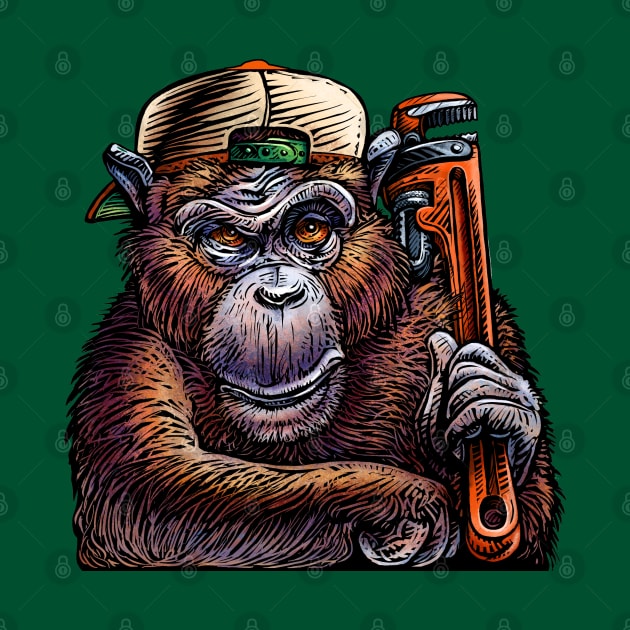 Monkey Wrench by ChetArt