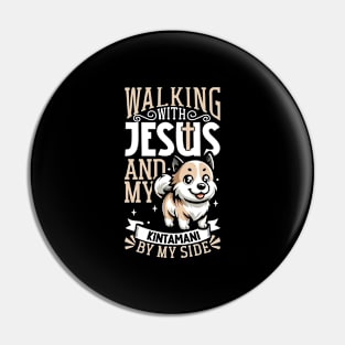 Jesus and dog - Kintamani Pin