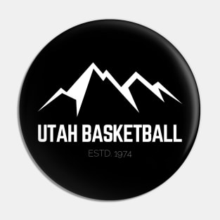 Utah Jazz Basketball 1974 Pin