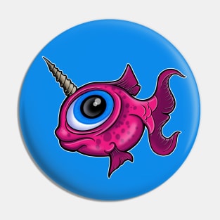 Cute Unicorn Fish Pin