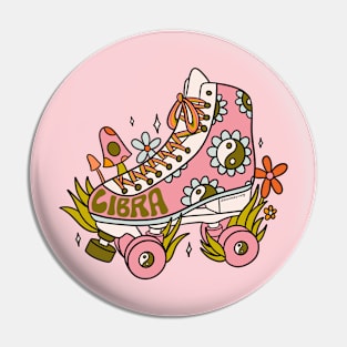 Libra Roller Skate Pin