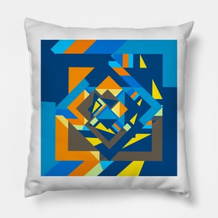 Cubist Ripples Pillow