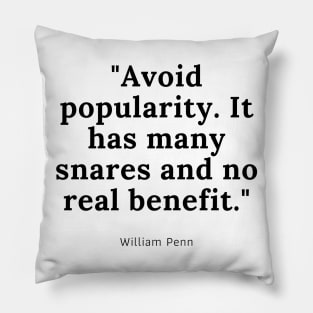 William Penn Quote Pillow