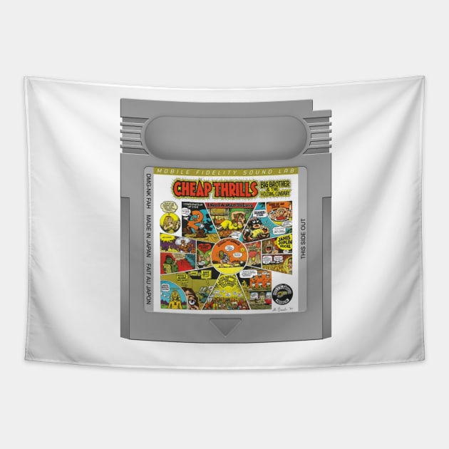 Cheap Thrills Game Cartridge Tapestry by PopCarts