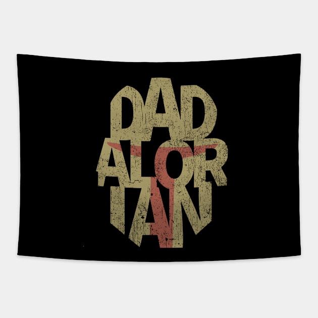 Dadalorian Tapestry by Red Wolf Rustics And Outfitters