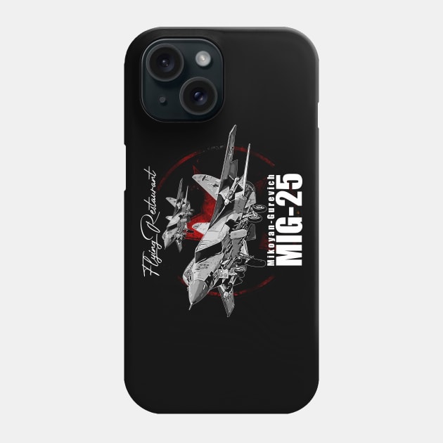 Mikoyan-Gurevich  MIG-25 Soviet Union Fighterjet Phone Case by aeroloversclothing