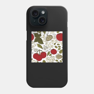 Italian Pasta Bowl Pattern Phone Case