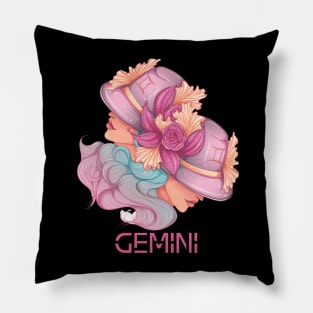 gemini birthday Pillow