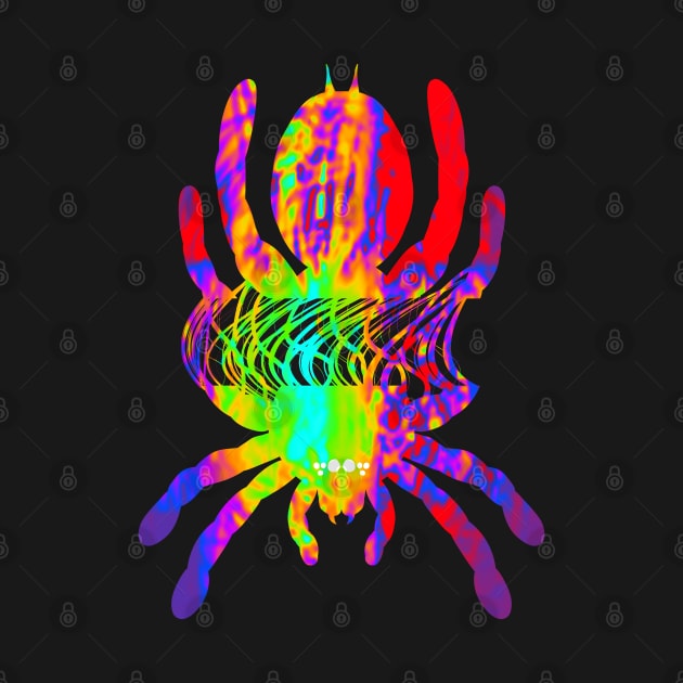 Tarantula Silhouette V20 (Tie Dye) by IgorAndMore