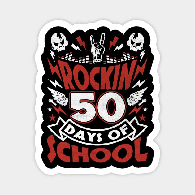 Rockin 50 Days of School 50 Days Smarter Magnet by antrazdixonlda