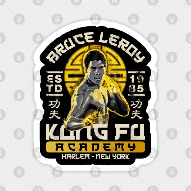 Bruce Leroy Kung Fu Academy 1985 Magnet by sepatubau77