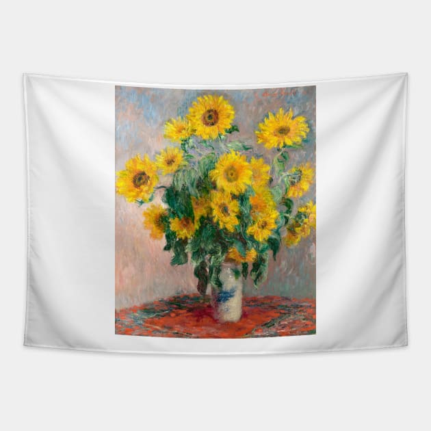 Bouquet of Sunflowers Tapestry by fleurdesignart