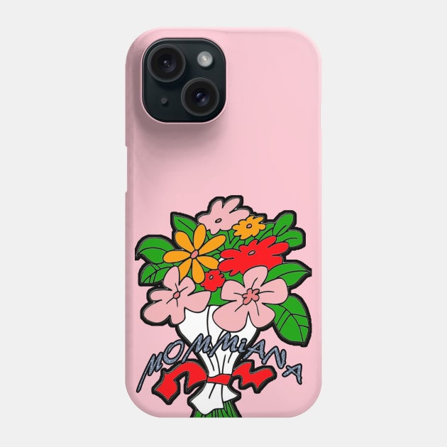 mommiana.mommiana flower for girls hearts and mothers gifts Phone Case by Ardesigner