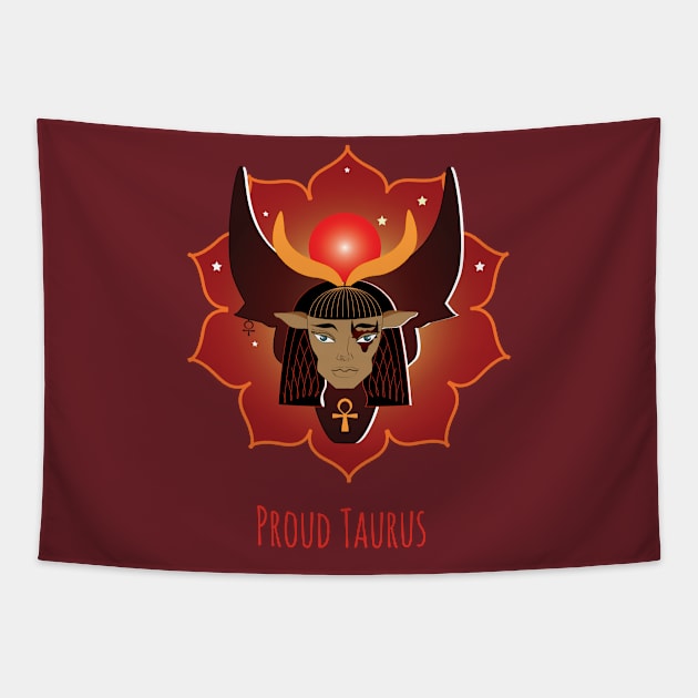 Proud Taurus Tapestry by emma17